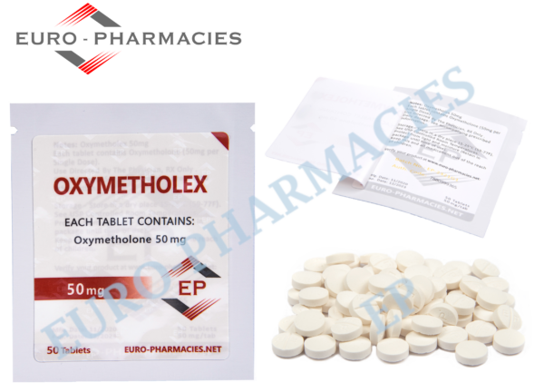 Euro Pharmacies Oxymetholex (Anadrol) - 50mg tab - 50 tab bag