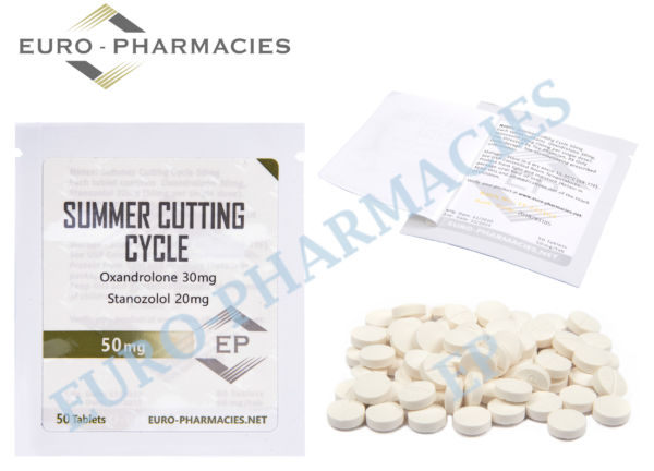 Euro Pharmacies Summer Cutting cycle 50mg tab - 50 tab bag ( Winstrol 20mg Anavar 30mg